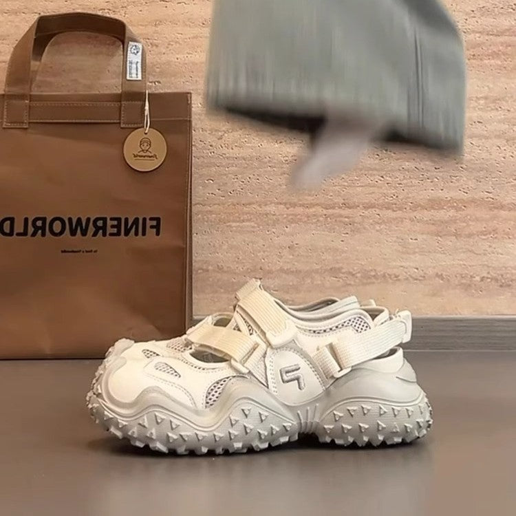 Damen Outdoor-Sneaker mit atmungsaktiver Mesh-Oberfläche und rutschfester Profilsohle EB