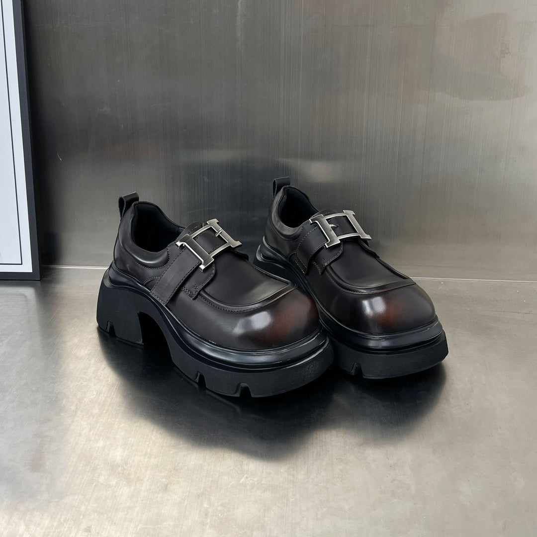 Damen Chunky Clogs mit modischer Schnallenverzierung und rutschfester Sohle EB