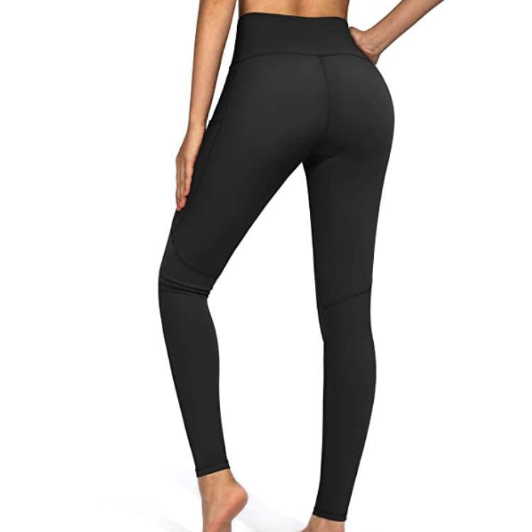 Damen Hochbund-Leggings aus atmungsaktivem Material mit figurformendem Effekt EB