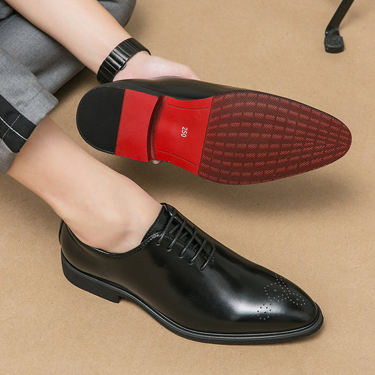 Herren Elegante Schnürschuhe aus hochwertigem Leder EB