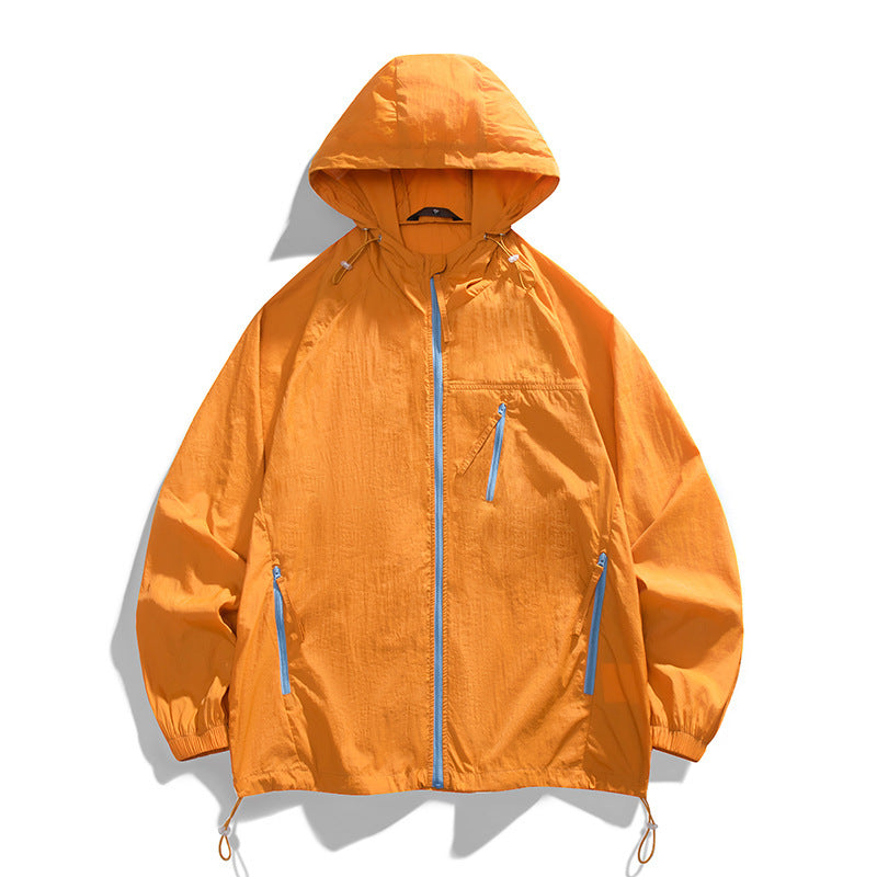 Herren leichtgewichtige Windjacke mit praktischen Taschen und atmungsaktiven Eigenschaften EB