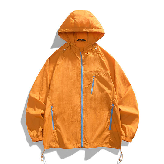 Herren leichtgewichtige Windjacke mit praktischen Taschen und atmungsaktiven Eigenschaften EB