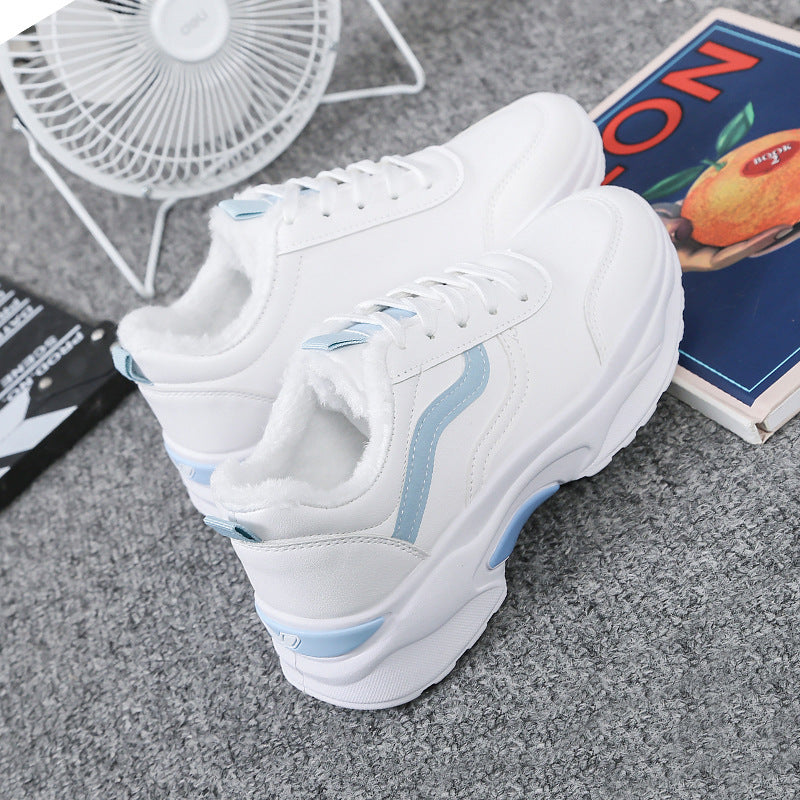 Damen Sportliche Sneakers mit atmungsaktiver Mesh-Oberfläche und gepolsterter Sohle EB