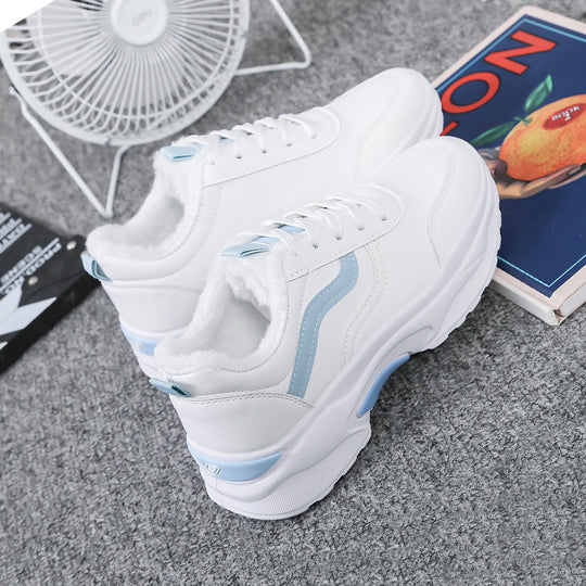 Damen Sportliche Sneakers mit atmungsaktiver Mesh-Oberfläche und gepolsterter Sohle EB