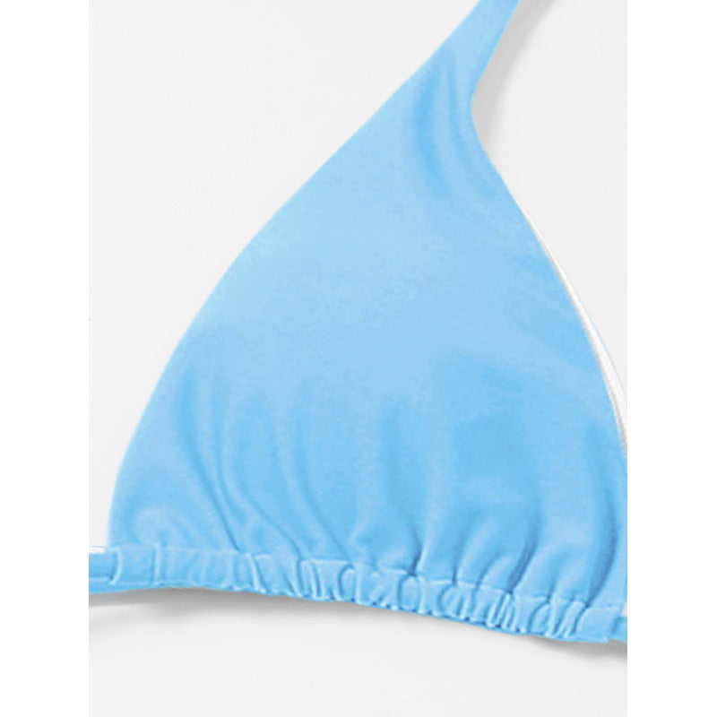 Damen Triangel-Bikini mit leichtem Überwurf EB