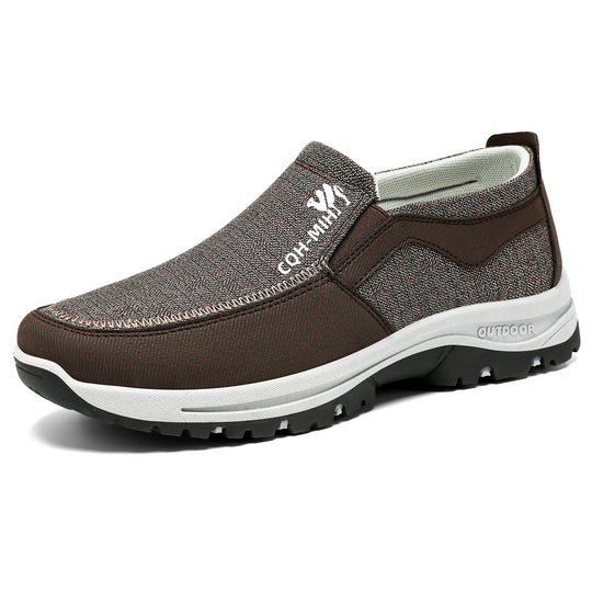 Damen Komfortable Slip-On Halbschuhe mit rutschfester Sohle und atmungsaktivem Obermaterial EB