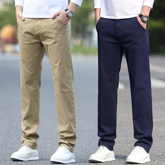 Herren Chinos mit schmalem Schnitt und elastischem Bund EB