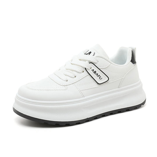 Damen modische Chunky Sneakers mit dämpfender Laufsohle und atmungsaktivem Obermaterial EB
