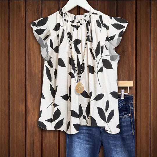 Damen Bluse mit floralem Design EB