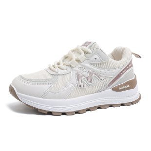 Damen sportive Sneakers mit atmungsaktivem Obermaterial und dämpfender Sohle EB