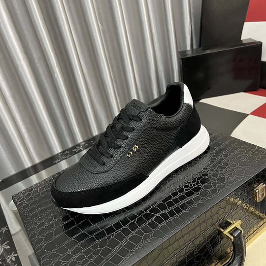 Damen Hochwertige Sneakers mit eleganter Prägung und atmungsaktivem Obermaterial EB