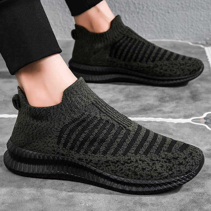 Damen Sneakers aus atmungsaktivem Strickmaterial mit flexibler Sohle EB