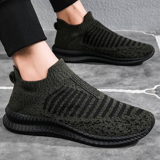 Damen Sneakers aus atmungsaktivem Strickmaterial mit flexibler Sohle EB