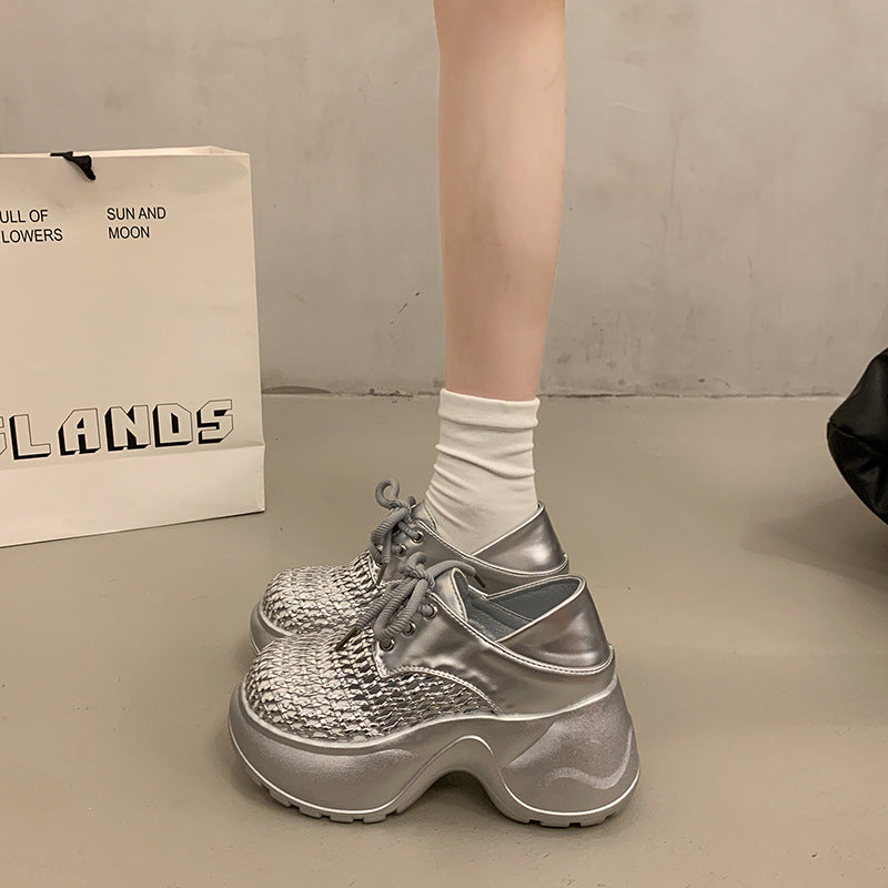 Damen Komfortable Sneaker mit atmungsaktiven Netz-Einsätzen EB