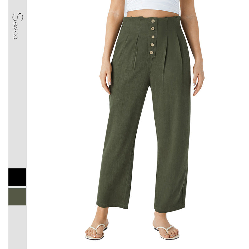 Damen Hochwertige Stoffhose EB