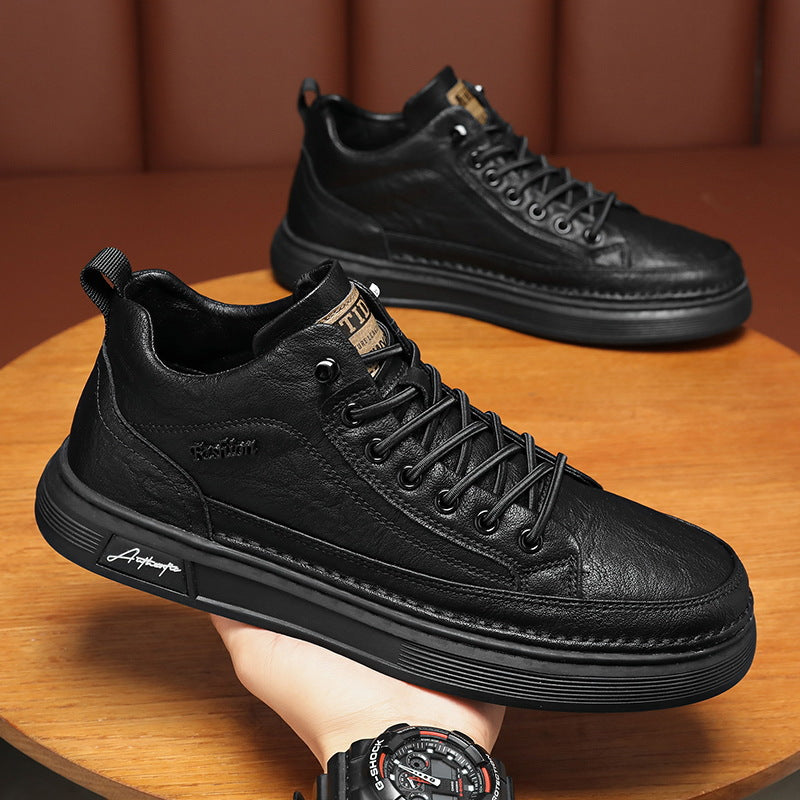 Damen lässige High-Top Sneakers mit modischer Oberflächenstruktur EB