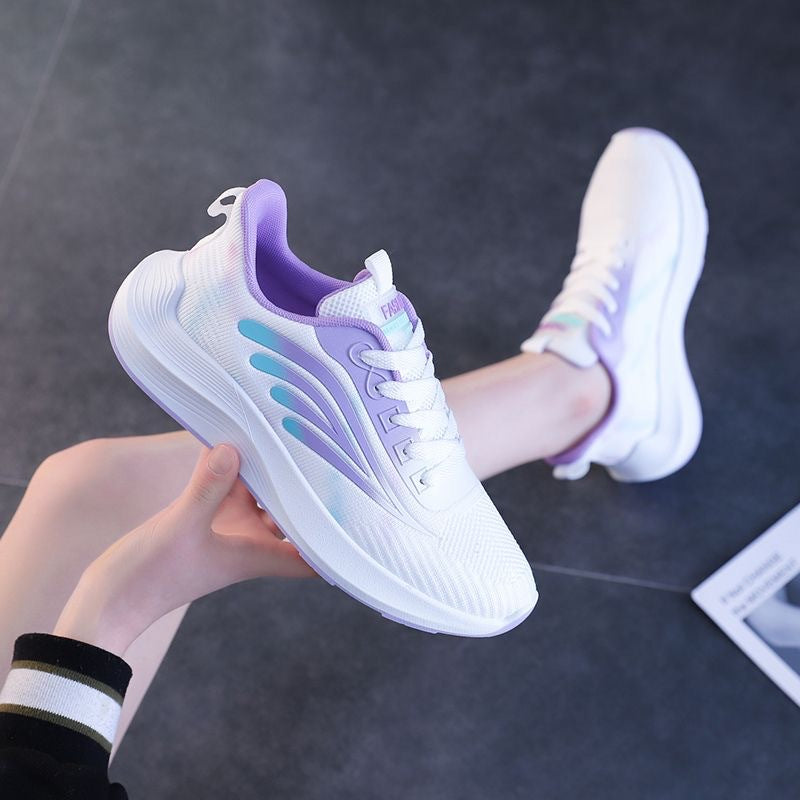 Damen Leichte Lauf- und Freizeitsneaker mit atmungsaktiver Oberseite und rutschfester Sohle EB