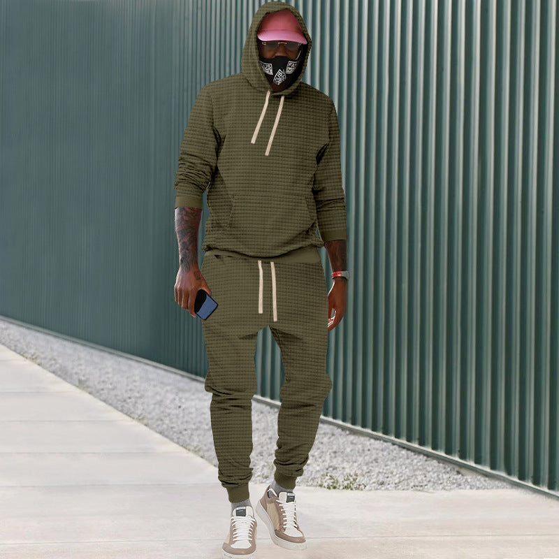 Herren Sportanzug mit atmungsaktivem Material und praktischen Taschen EB