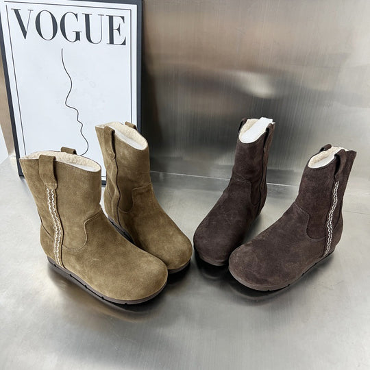 Damen Kuschelige Winterstiefel mit hohem Komfort und weichem Innenfutter EB