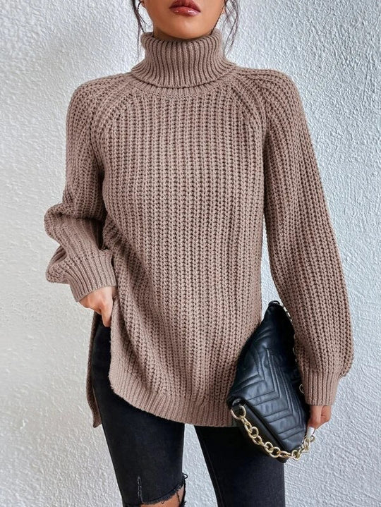 EB | Sexy Rollkragen-Strickpullover