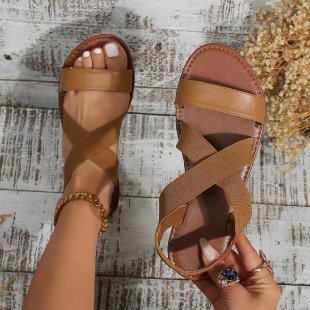 Damen Komfortable und stylische Riemensandalen EB