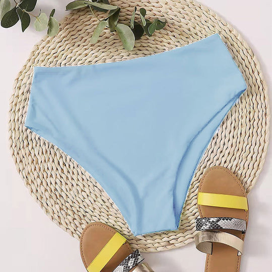 Damen Hochgeschnittener Bikini-Hosenteil mit elegantem Bund EB