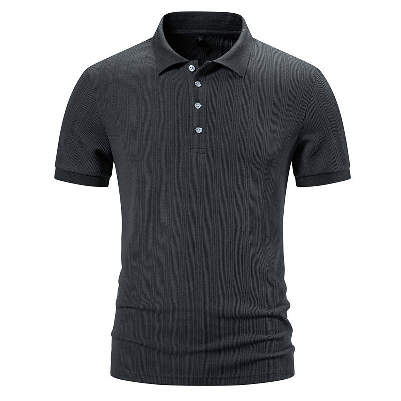 Herren Polohemd mit strukturiertem Design EB