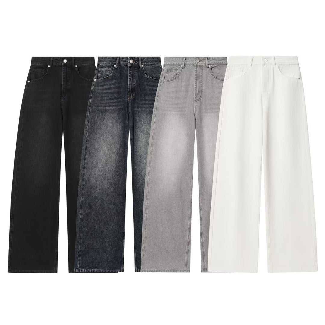 Damen weite Hochbundhose aus nachhaltigem Material mit eleganter Textur EB