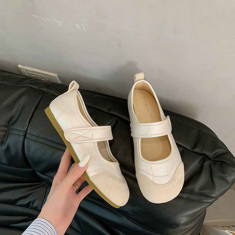 Damen Ballerina mit verstellbarem Riemen von EB