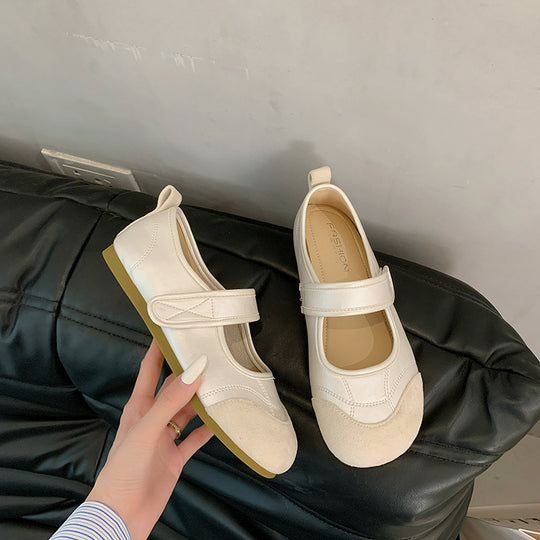 Damen Ballerina mit verstellbarem Riemen von EB