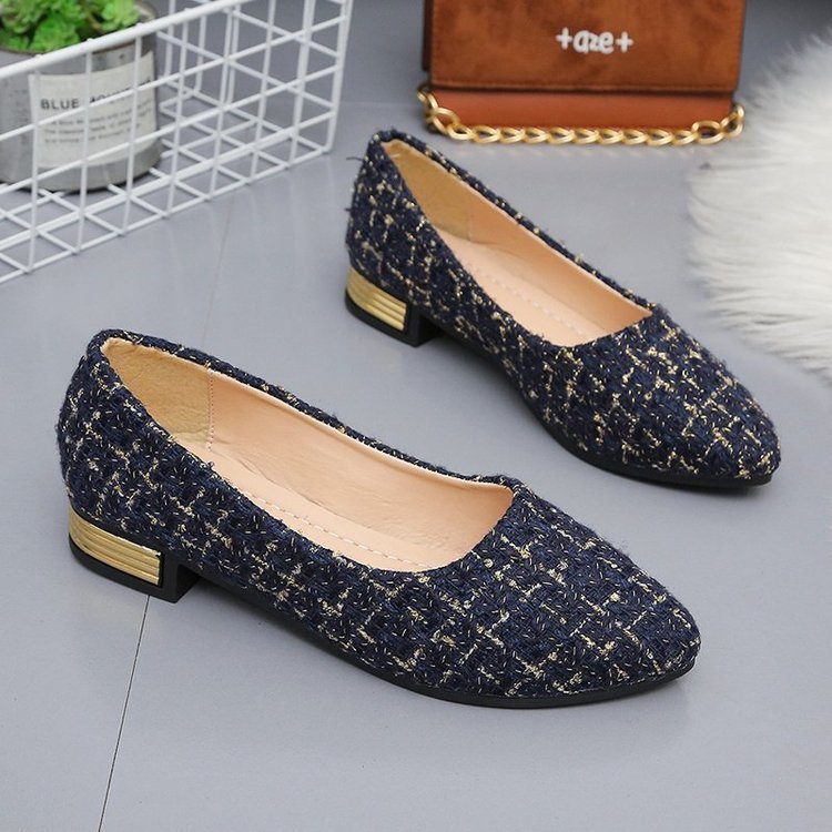 Damen elegante Ballerinas mit modischem Flachabsatz und farbenfrohem Obermaterial EB