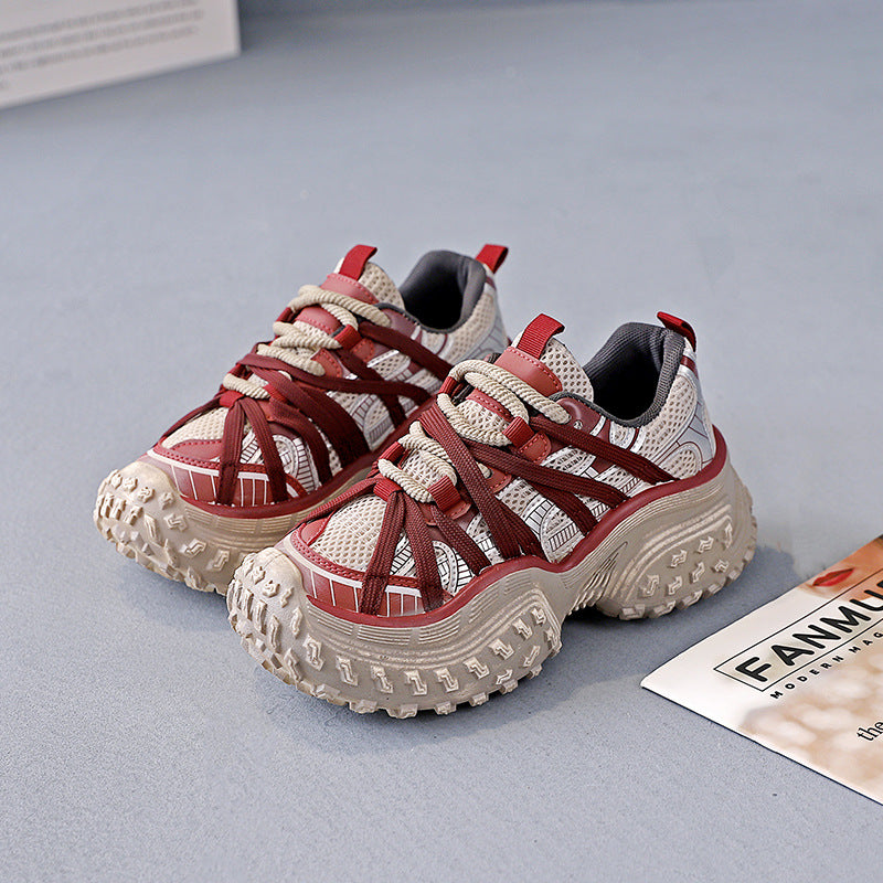 Damen Sportliche Freizeitsneaker mit innovativem Schnürsystem und rutschfester Sohle EB