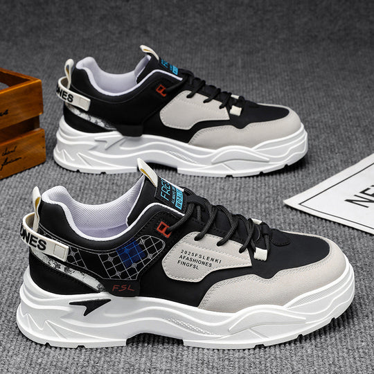 Damen Sportliche Chunky Sneakers mit dämpfender Sohle und atmungsaktivem Obermaterial EB
