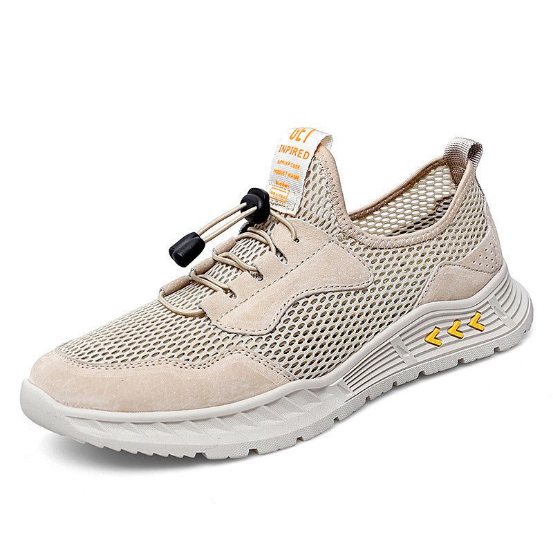 Damen Sportliche Freizeitschuhe mit atmungsaktivem Mesh-Obermaterial und innovativem Schnürsystem EB