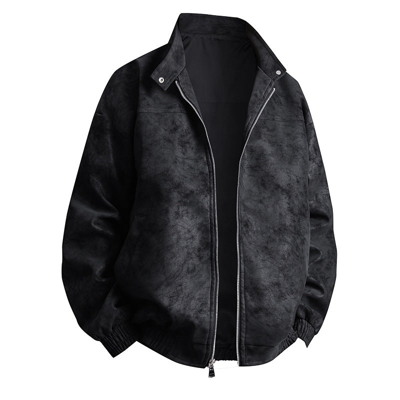 Herren modische Übergangsjacke im lässigen Stil mit praktischen Taschen EB