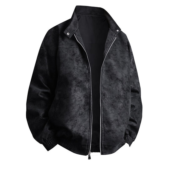 Herren modische Übergangsjacke im lässigen Stil mit praktischen Taschen EB