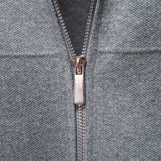 Herren modische Freizeitjacke mit hochwertigem Reißverschluss EB