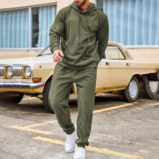 Herren Kapuzenpullover und Jogginghose Set EB