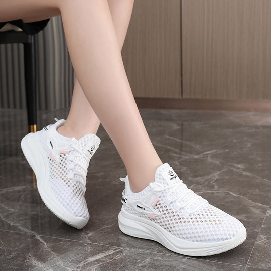 Damen atmungsaktive Freizeitsneaker mit rutschfester Laufsohle und innovativer Dämpfung EB