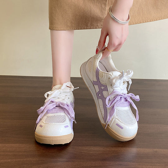 Damen Sportliche Sneaker im trendigen Netzdesign EB