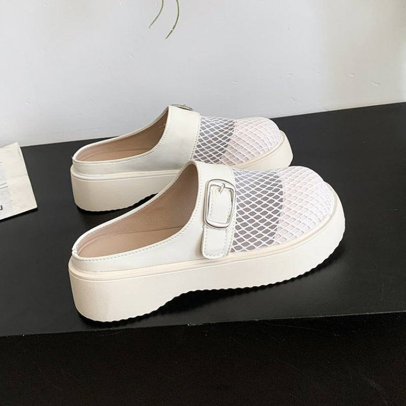 Damen Clogs mit trendigem Schnallen-Design EB