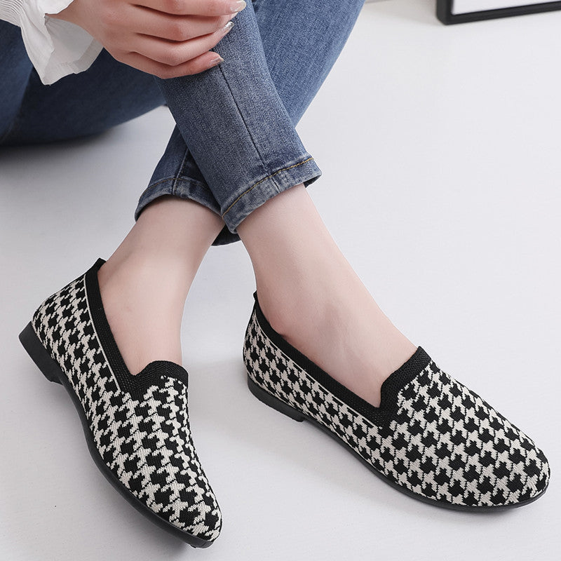 Damen elegante Mokassins mit rutschfester Sohle EB