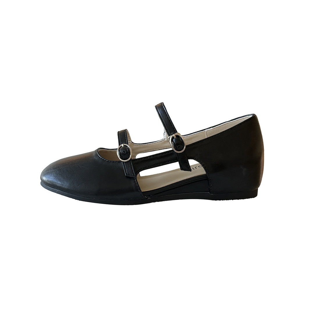 Damen Komfortable Mary Jane Schuhe mit verstellbaren Riemen EB