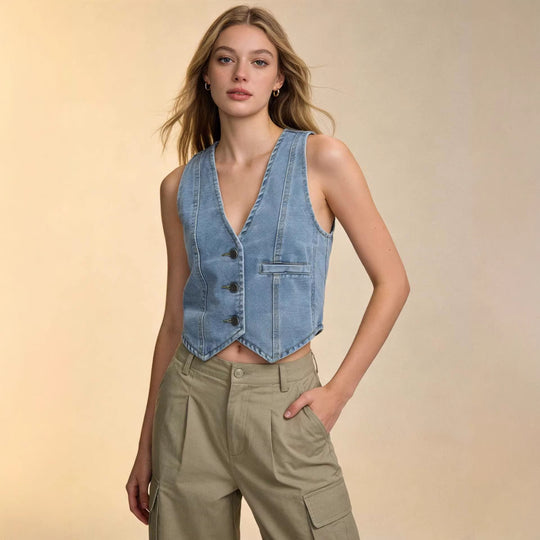 Damen Jeansexperience Weste EB
