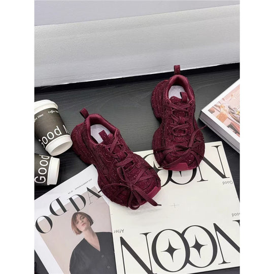 Damen Sportliche Sneakers mit ergonomischem Design und atmungsaktivem Obermaterial EB
