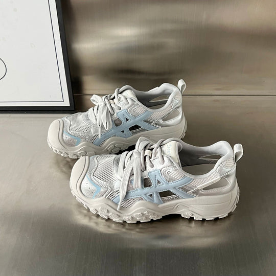 Damen Sportliche Lauf-Sneaker mit atmungsaktivem Mesh-Obermaterial und rutschfester Sohle EB