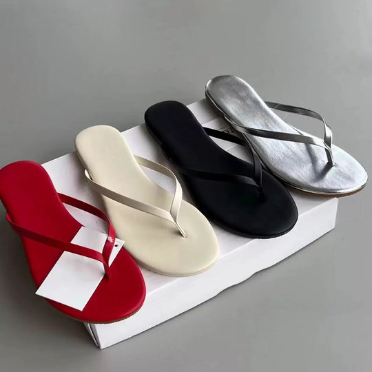 Damen Flip-Flops mit rutschfester Sohle und stylischem Riemendesign EB