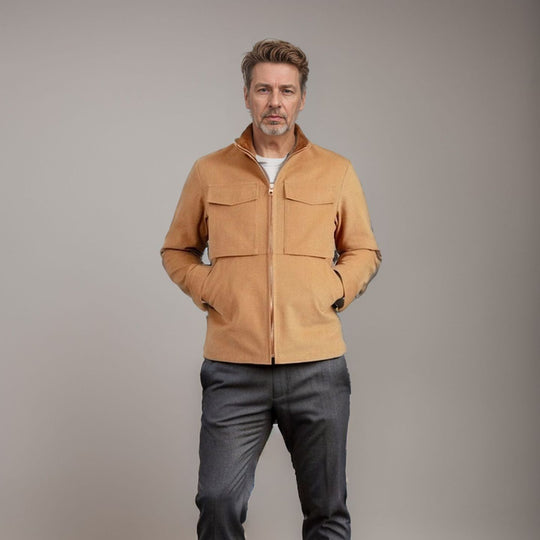 Herren stylische Funktionsjacke im modernen Design mit großzügigen Taschen EB