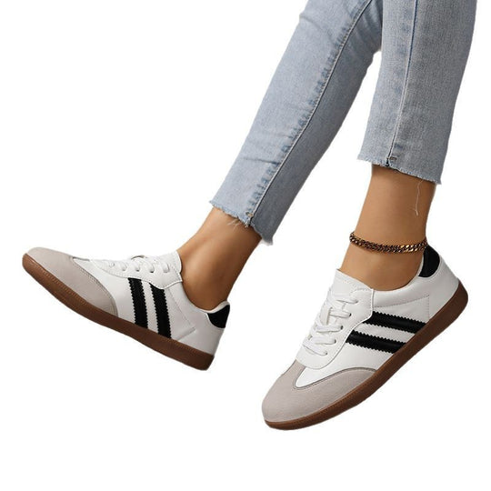Damen Sportliche Sneakers mit rutschfester Sohle und atmungsaktiver Obermaterialstruktur EB
