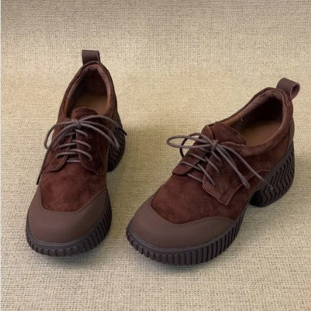 Damen Chunky Sneakers mit markantem Profil und hohem Absatz EB